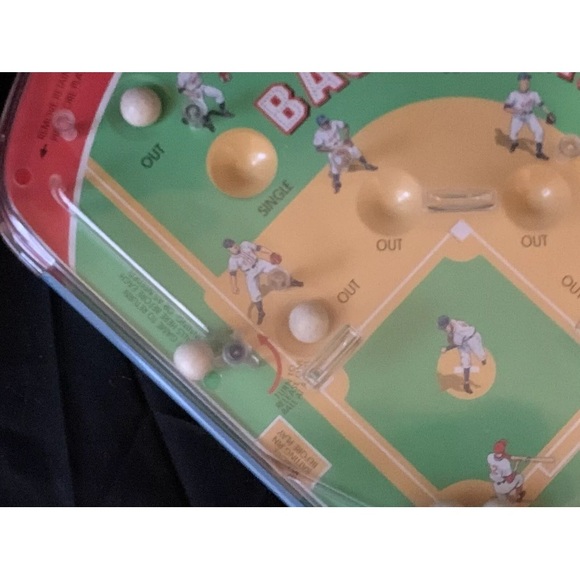 VTG Schylling Play Ball Baseball Pinball Table Top Handheld Game Toy Chicago - Picture 12 of 12